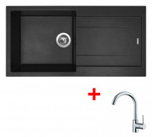 Sinks AMANDA 990 Nanoblack+MIX 35 